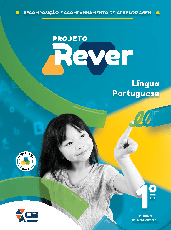 Imagem ilustrativa da capa do livro de Língua Portuguesa para o 1º ano