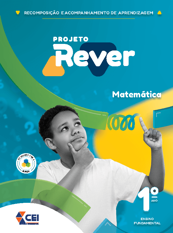 Imagem ilustrativa da capa do livro de Matemática para o 1º ano