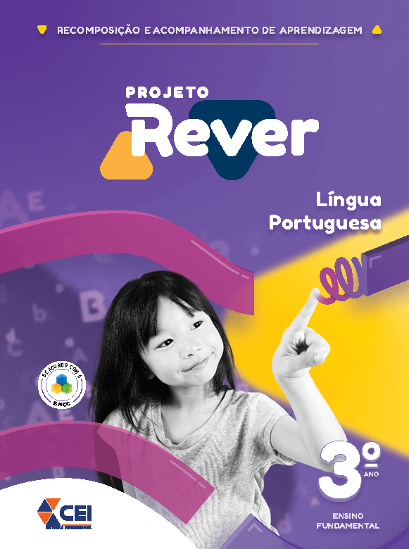 Imagem ilustrativa da capa do livro de Língua Portuguesa para o 3º ano