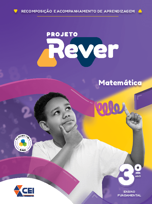 Imagem ilustrativa da capa do livro de Matemática para o 3º ano