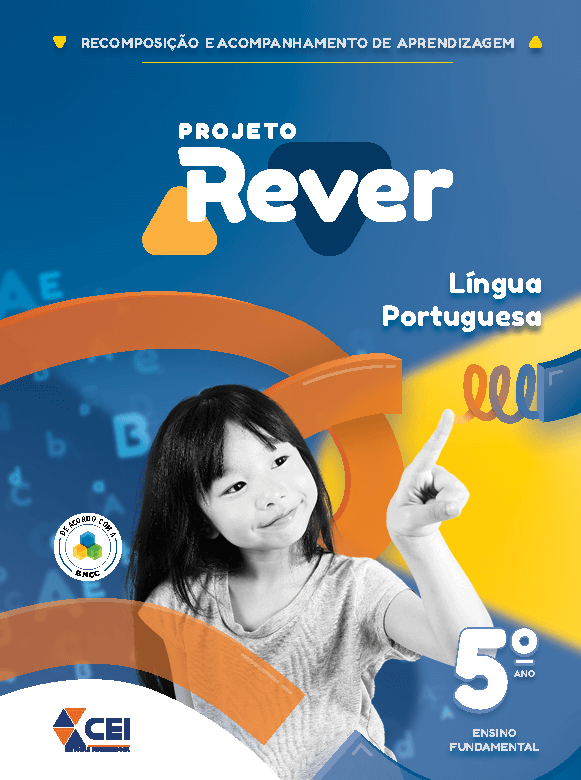 Imagem ilustrativa da capa do livro de Língua Portuguesa para o 5º ano
