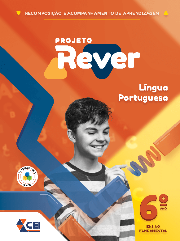 Imagem ilustrativa da capa do livro de Língua Portuguesa para o 6º ano