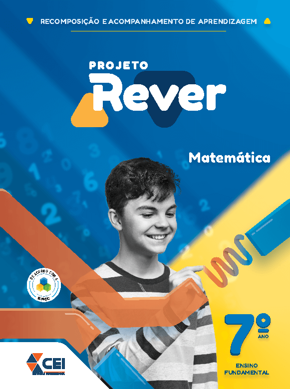 Imagem ilustrativa da capa do livro de Matemática para o 7º ano
