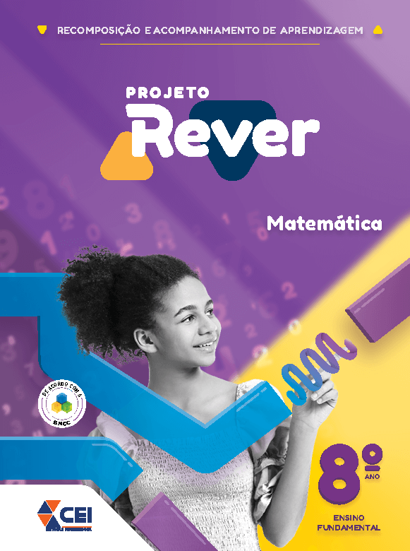 Imagem ilustrativa da capa do livro de Matemática para o 8º ano