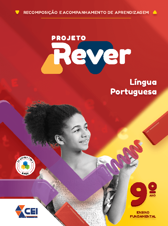 Imagem ilustrativa da capa do livro de Língua Portuguesa para o 9º ano